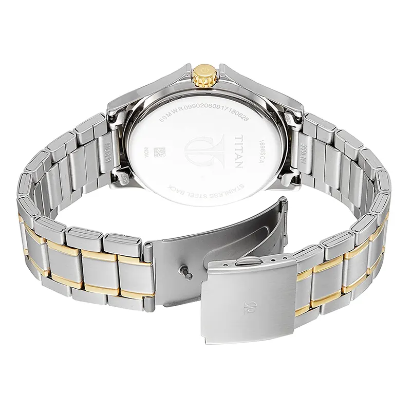 Titan 1698BM01 Workwear Silver Dial Men's Watch